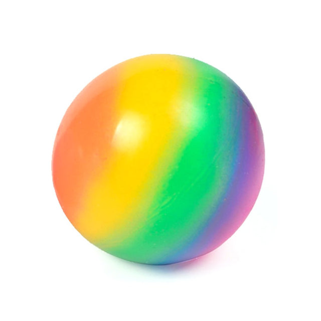 Colorful Rainbow Stress Balls Soft Foam TPR Squeeze Squishy Stress Relief Balls