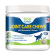 Herbion Pets Joint Care Chews with Glucosamine & Turmeric, 120 Soft Chews - MSM & Chondroitin for Pain Relief - Improves Mobility - Supports Healthy Joints - Made in the USA - for Dogs 12 Weeks+