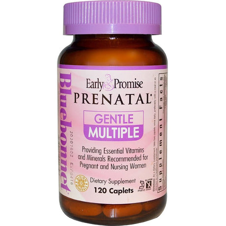 Bluebonnet Nutrition Early Promise Prenatal Gentle Multiple with Iron Caplets, 120 Ct