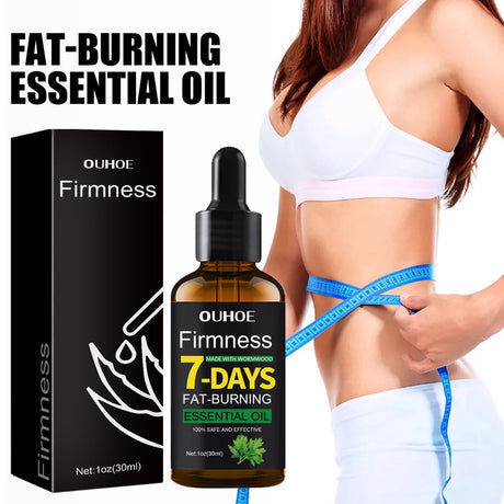 Yifudd Fat-Burning Essential Oil,Firming and Slimming Essential Oil for Slimming and Weight Loss ,7 Days Burning Fat Slimming Oil 30Ml