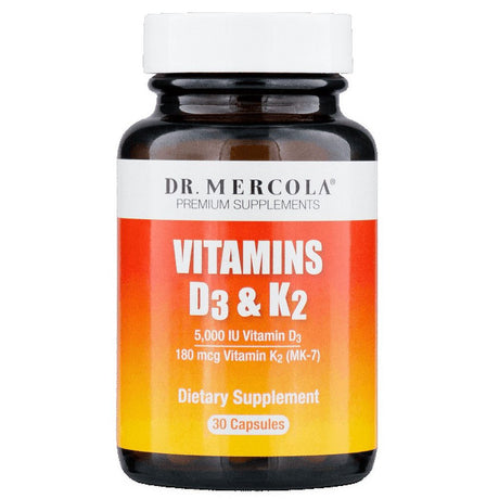 Dr. Mercola Vitamins D3 & K2 30 Caps