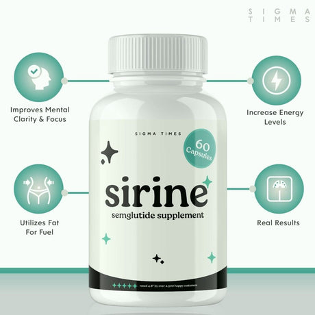 Sirine Semglutide Fast Healthy Weight Loss Belly Fat -60 Capsule