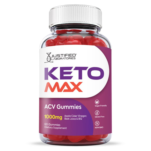 (3 Pack) Keto Max ACV Gummies 1000MG Dietary Supplement 180 Gummys