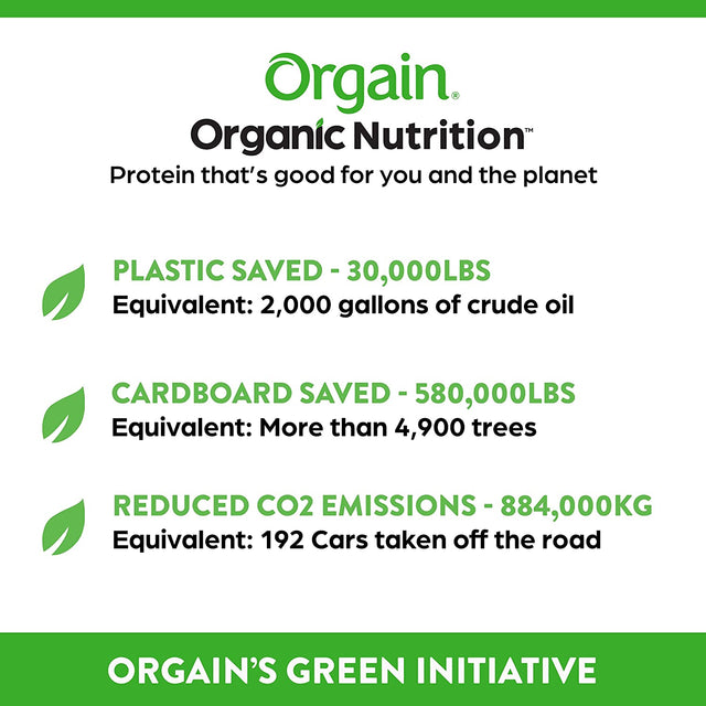 Orgain Organic Vegan Protein Powder (Peanut Butter) and Orgain Organic Greens Powder (Berry) - Plant Based Protein and Superfoods