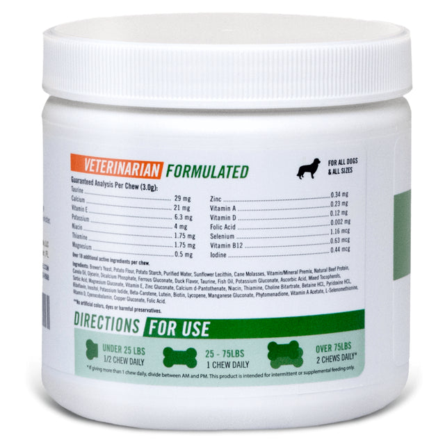 Pupgrade Daily Multivitamin for Dogs - All-In-One Supplement for Digestive, Immune System, Skin and Coat Health - Probiotic Enzymes, Omega Fish Oil, Vitamins A, C, D & E - 30 Soft Chews