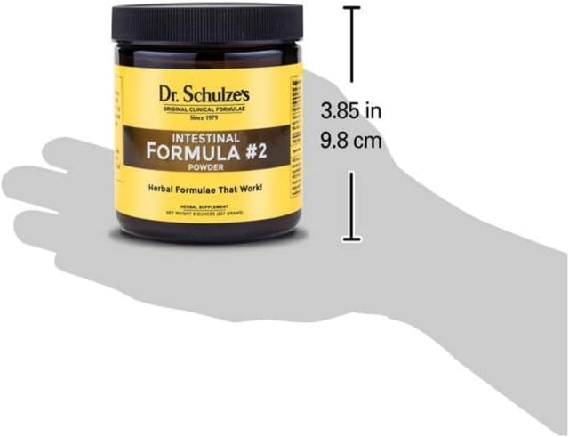 Dr. Schulze'S Intestinal Formula #2 (8 Ounces) and Intestinal Formula #1 Capsules (90 Capsules) - Organic Herbal Supplements