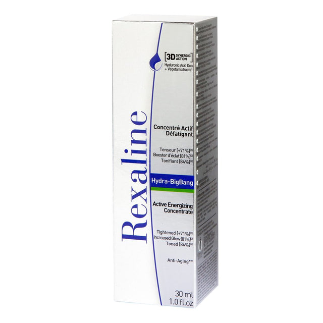 Rexaline 3D Hydra-Bigbang Hyaluronic Acid, Renewing Face Serum, 1 Oz