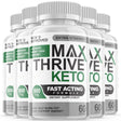 Official Max Thrive Keto Advanced Weight Management Support Ketosis Supplement Pills (5 Pack)