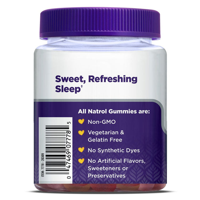 Natrol Kids Sleep+ Calm, Sleep Aid Supplement, Ages 4 and Up, Drug-Free, Berry, 60 Count