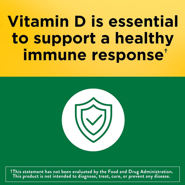 Nature Made Vitamin D3 2000 IU (50 Mcg) Softgels, 250 Count