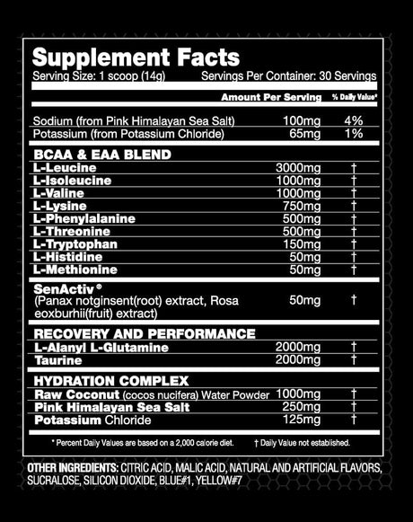 Eaminomax Amino Acid Performance Powder | 7 Total Grams of BCAA Amino Acids & Essential Amino Acids | Recovery – Hydration – Endurance | 30 Servings (Cucumber Lime)