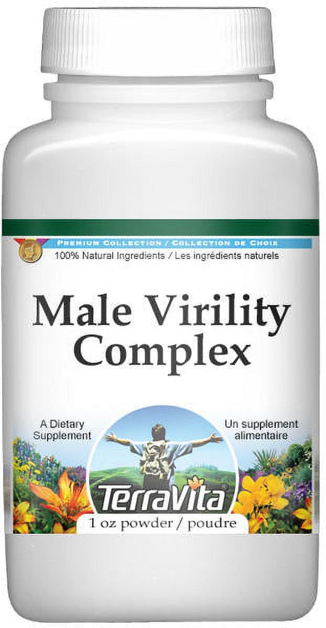 Male Virility Complex Powder - Muira Puama, Schizandra, Siberian Ginseng, Ginkgo Biloba (1 Oz, ZIN: 511973) - 3-Pack