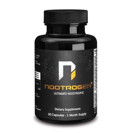 Nootrogen Natural Nootropic Brain Support Supplement - 60 Capsules