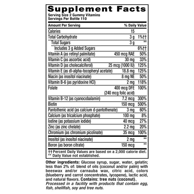 Vitafusion Women'S Gummy Vitamins, 220Ct