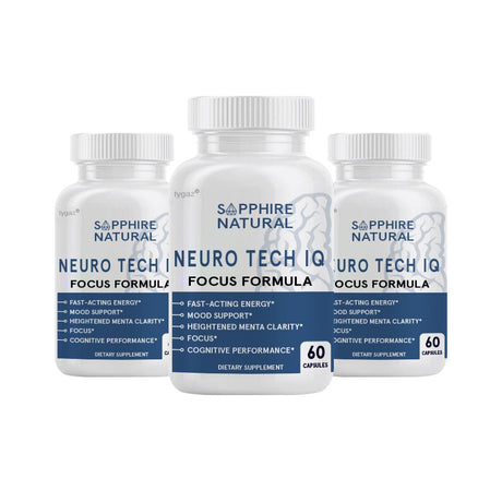 Neuro Tech IQ Focus Formula 3 Pack