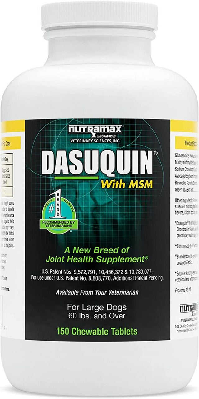 Dasuquin MSM Chewable Tablets for Large Dogs 150Ct