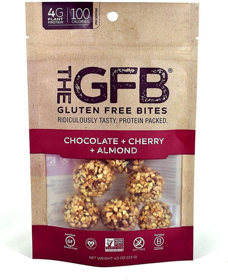 The Gluten Freeb Bites - Chocolate Cherry Almond - Case of 6 - 4 Oz