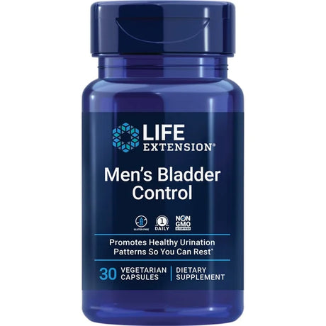 Life Extension Men'S Bladder Support - Prostate & Bladder Health Supplement - for Support Urination & Sleep Patterns with Melatonin, Beta Sitosterol - Non-Gmo, Gluten-Free, Vegetarian - 30 Capsules