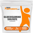 Bulksupplements.Com Glucosamine Sulfate Powder, 1000Mg - Promotes Bone & Joint Health (1KG - 1000 Servings)