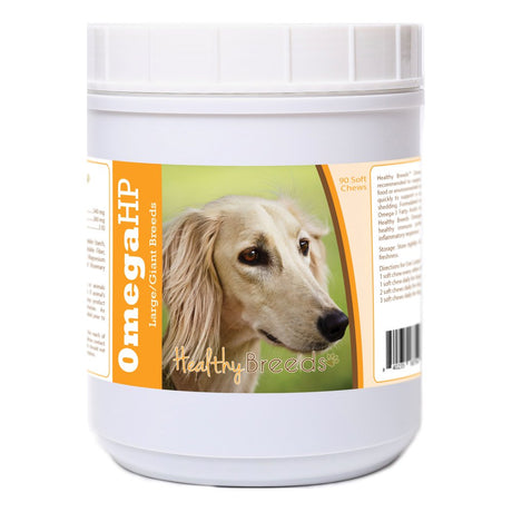 Healthy Breeds Saluki Omega HP Fatty Acid Skin and Coat Support Soft Chews