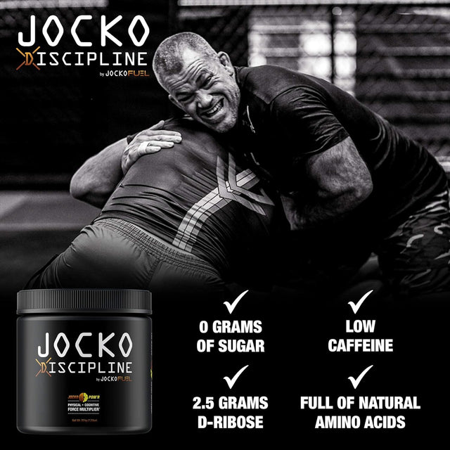 Jocko Fuel Pre Workout Powder (POM'R) | Preworkout Energy Powder Drink | Pre Workout for Men & Women | Keto, Vitamin C, Sugar Free Blend to Support Muscle Pump, Endurance & Recovery - 30 Servings