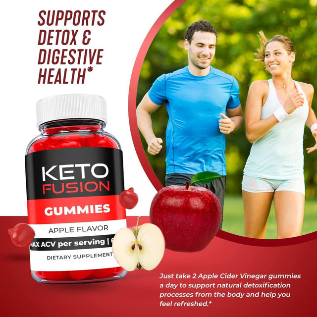 (1 Pack) Keto Fusion Keto ACV Gummies - Supplement for Weight Loss - Energy & Focus Boosting Dietary Supplements for Weight Management & Metabolism - Fat Burn - 60 Gummies