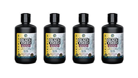 Amazing Herbs Black Seed Cold-Pressed Oil - 32Oz (4 Pack)