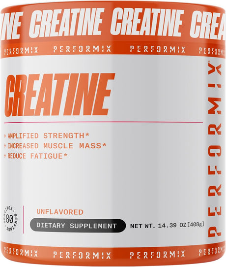 PERFORMIX - Creatine Monohydrate - 5000 Mg per Serving (5G) - Pre Workout - Increase Muscle Mass, Improve Strength & Reduce Fatigue - Creatine Monohydrate Powder - Unflavored - 80 Servings - 400G