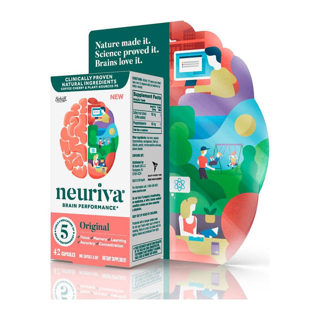 Neuriva Brain Supplement Original, 42 Capsules