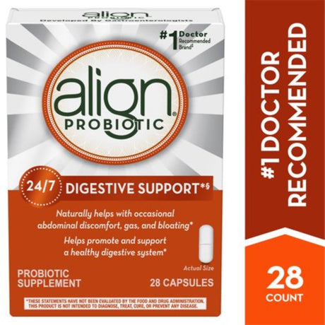 Align Probiotic Supplement 24/7 Digestive Support, 28 Capsules (Pack of 3)