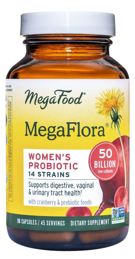 Megafood Megaflora Women'S Probiotic -- 50 Billion CFU - 90 Capsules