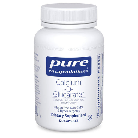 Pure Encapsulations Calcium-D-Glucarate | Supplement to Support Cellular Health in the Liver, Prostate, Lungs, Breast, and Colon* | 120 Capsules