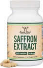 Saffron Supplement for Focus - Saffron Extract 88.5Mg Vegan Capsules (210 Count) Minor Appetite Suppressant for Healthy Weight Management (Supports Eye, Retina, and Lens Health) by Double Wood