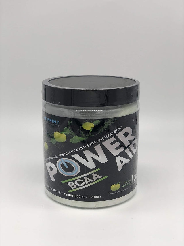 Power-Aid BCAA (Green Apple, 35 Servings)