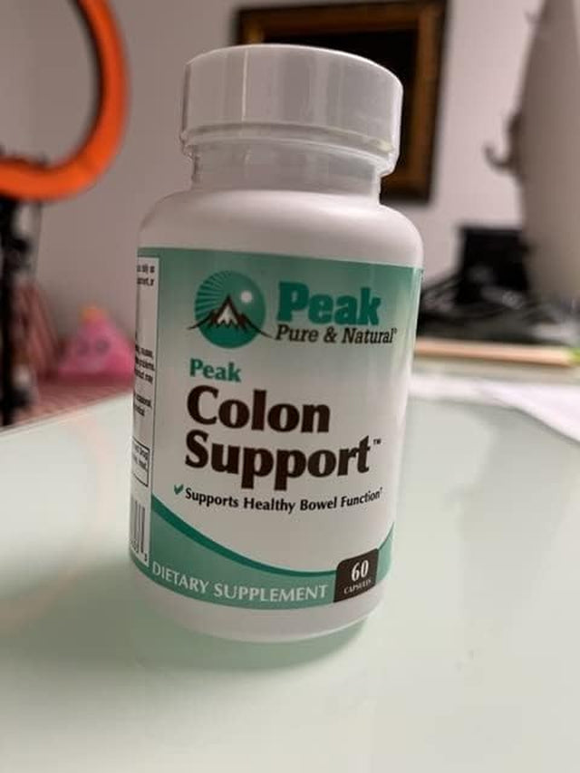 Peak Pure & Natural Colon Support - Colon Cleanse and Detox Supplement for Digestive Health - Gut Health Support with Inulin and Senna Leaf Extracts - with Fiber, Prebiotics, and Probiotics - 3 Pack