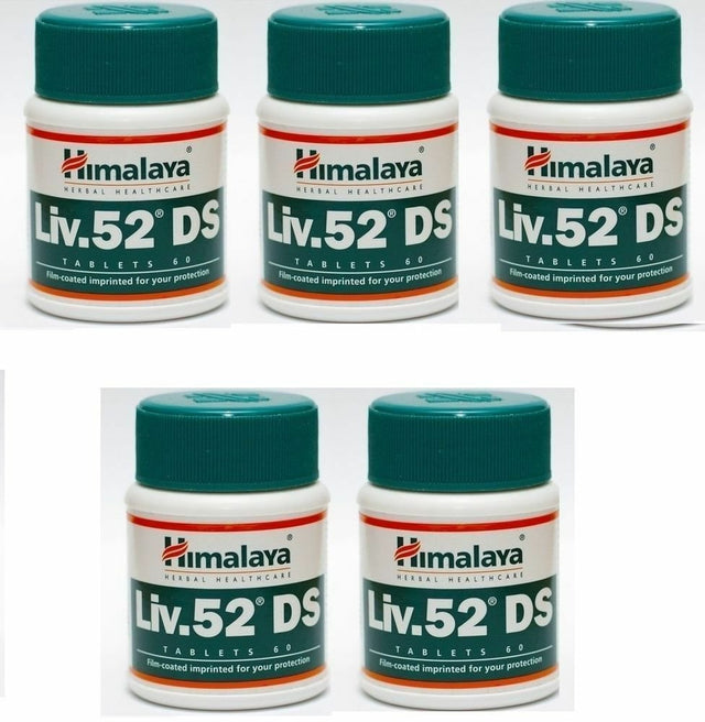 LIV 52 DS 5X Bottles Himalaya Liver Care Officially BESTSELLER