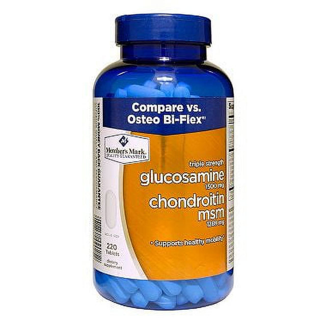 MM Triple-Strength Glucosamine Chondroitin MSM (220 Ct.)