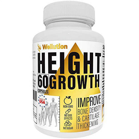 Height Growth Maximizer Supplement - Natural Height Pills to Grow Taller - Made in USA - Growth Pills with Calcium for Bone Strength - Get Taller Supplement That Increases Bone Growth - Made