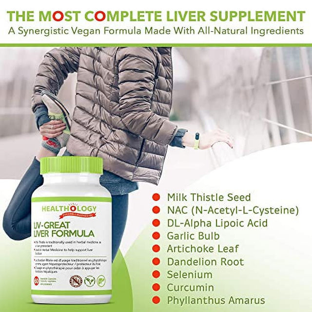 Healthology Liv Great Liver Formula, 60 CT