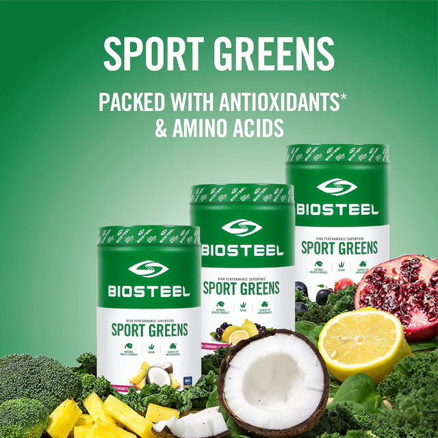 BIOSTEEL Greens Sport Superfood Acai Lemonade, 306 GR