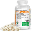 Bronson Vitamin D3 10,000 IU Bone Health and Immune Support, USDA Certified Organic, Non-Gmo Gluten Free, 180 Tablets