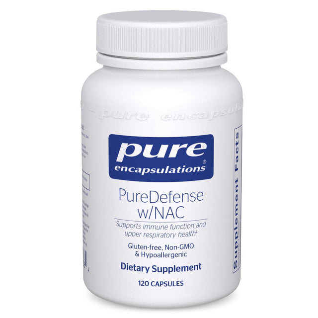 Pure Encapsulations - Puredefense with NAC - Enhances First-Line Immune Defense and Upper Respiratory Health - 120 Capsules