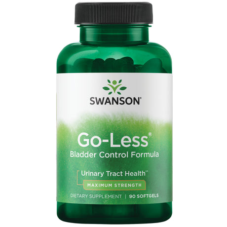 Swanson Herbal Supplements Go-Less Bladder Control Formula - Maximum Strength Softgel 90Ct