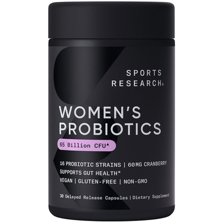 Sports Research Women'S Probiotics 65 Billion CFU, 30 Count