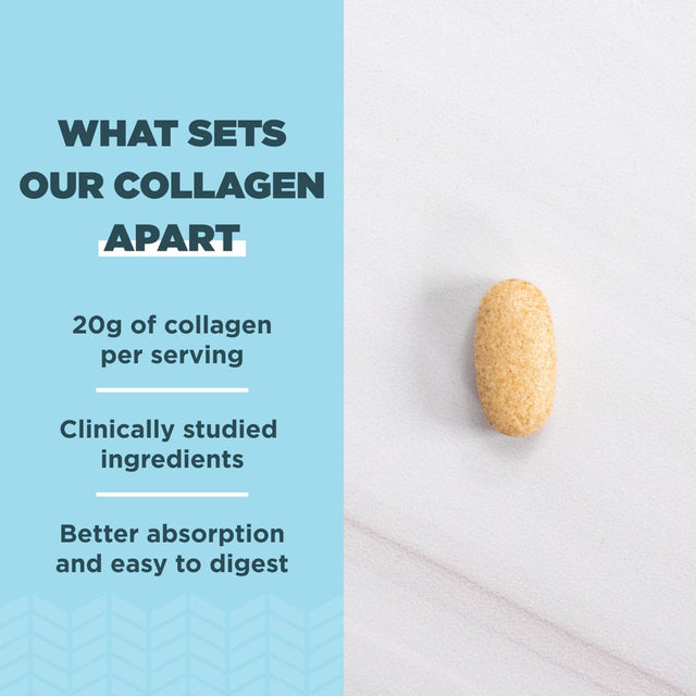 Collagen Peptides by Ancient Nutrition, Collagen Peptides Tablets, Unflavored Hydrolyzed Collagen, Supports Healthy Skin, Hair, Joints, Gut, Gluten Free, Paleo, and Keto Friendly, 30 Count