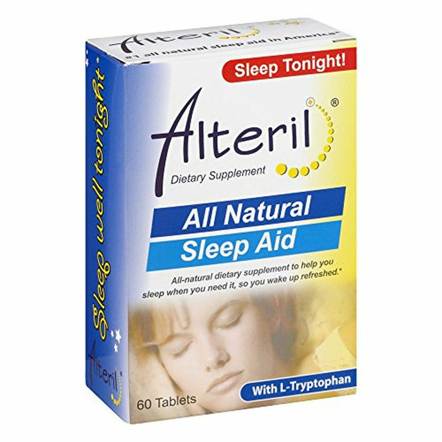 Alteril All Natural Sleep Aid 60 Tablets (Pack of 2)