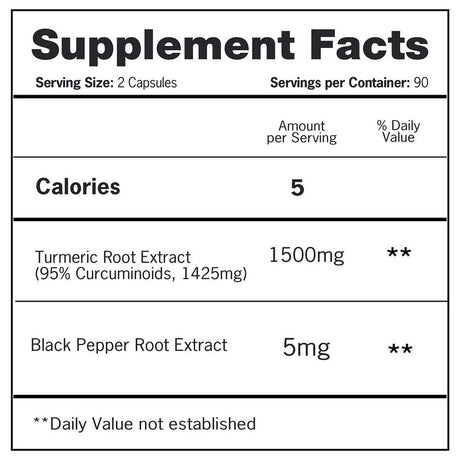 Qunol Turmeric 1,500 Mg., 180 Capsules