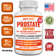 Prostate Support Supplement for Men 120 Capsules, Prostate Health Capsules W/Saw Palmetto Beta-Sitosterol Zinc Pygeum & Antioxidants, 33 Herbs to Reduce Frequent Urination, Hair Loss, DHT