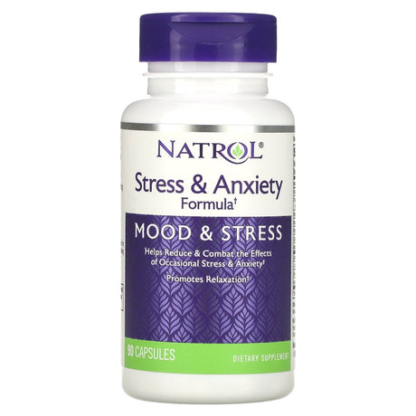 Natrol, Stress Anxiety Formula, 90 Capsules