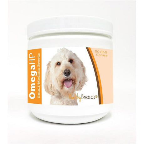 Healthy Breeds Labradoodle Omega HP Fatty Acid Skin and Coat Support Soft Chews